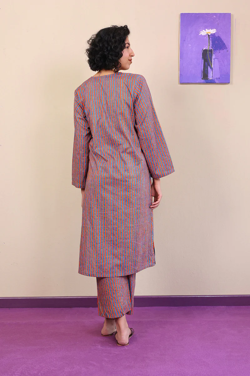 2-Piece Sujani Stripped Set - Image 4