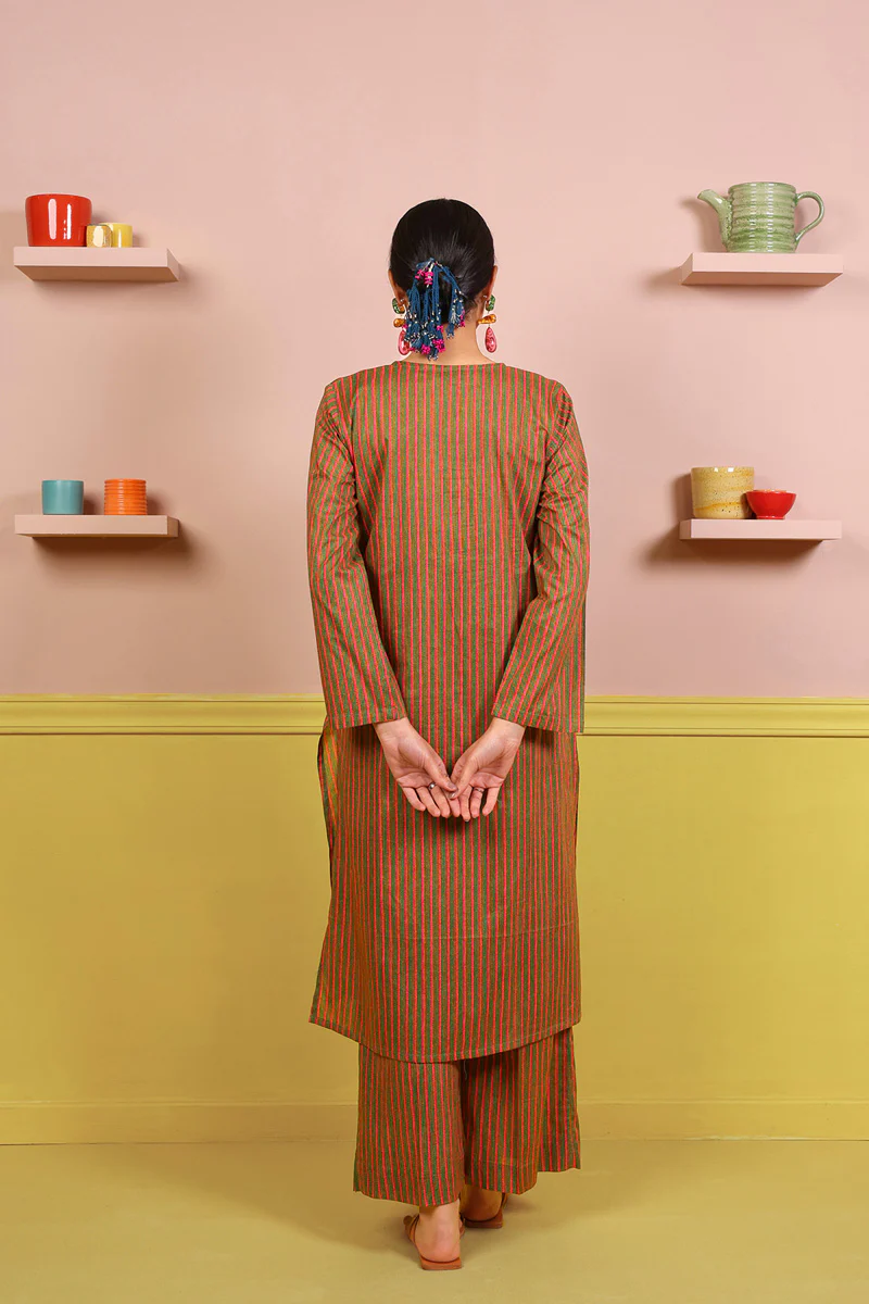 2-Piece Sujani Striped Set - Image 4