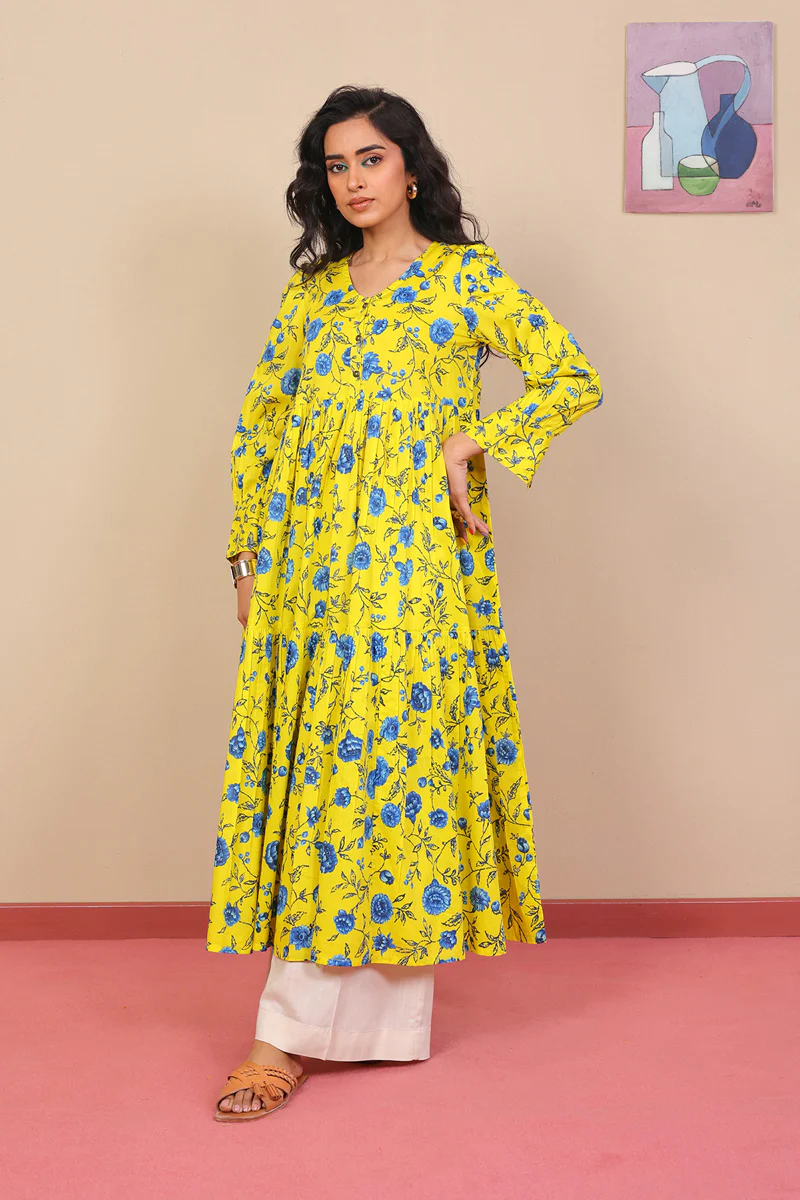 Marigold Tiered Dress - Image 3