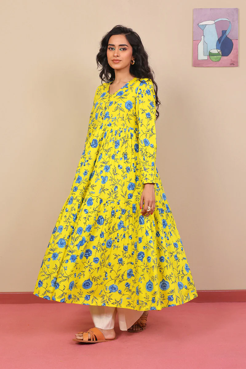 Marigold Tiered Dress - Image 4