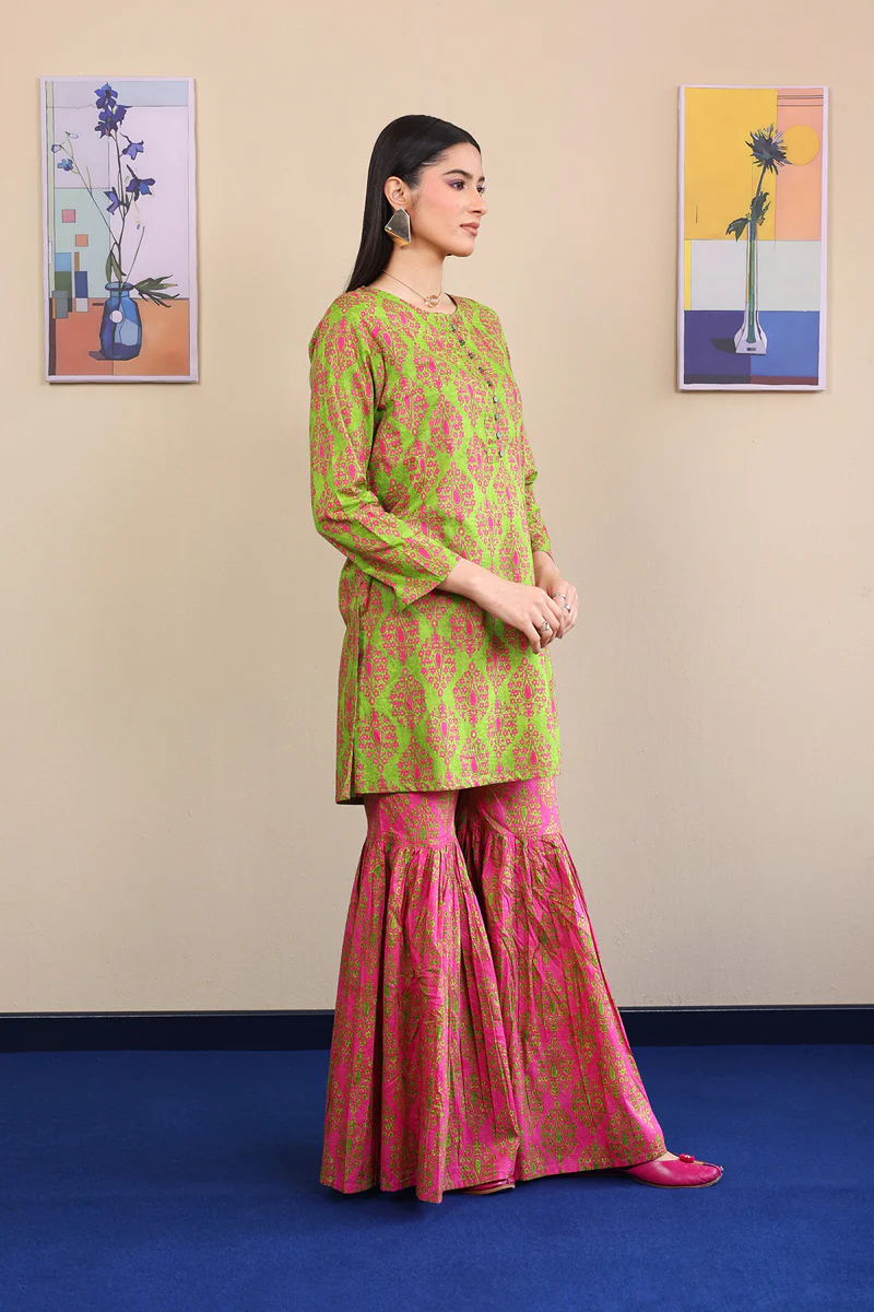 2-Piece Thappa Gharara Set - Image 3