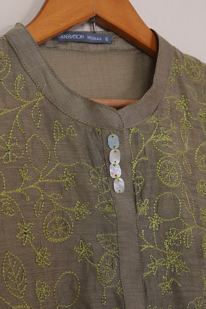 Fleur Amour Chanderi Blend Top - Image 5