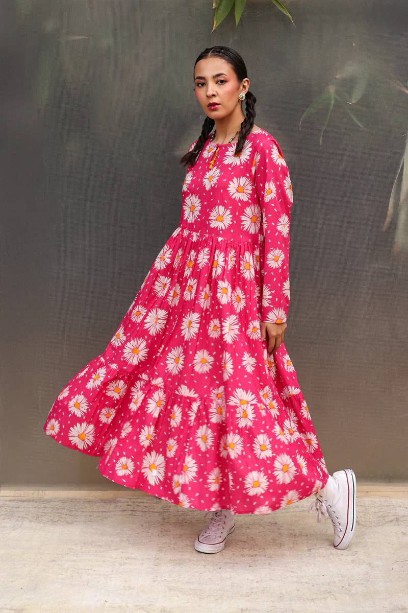 Sunflowers Scape Frock - Image 11