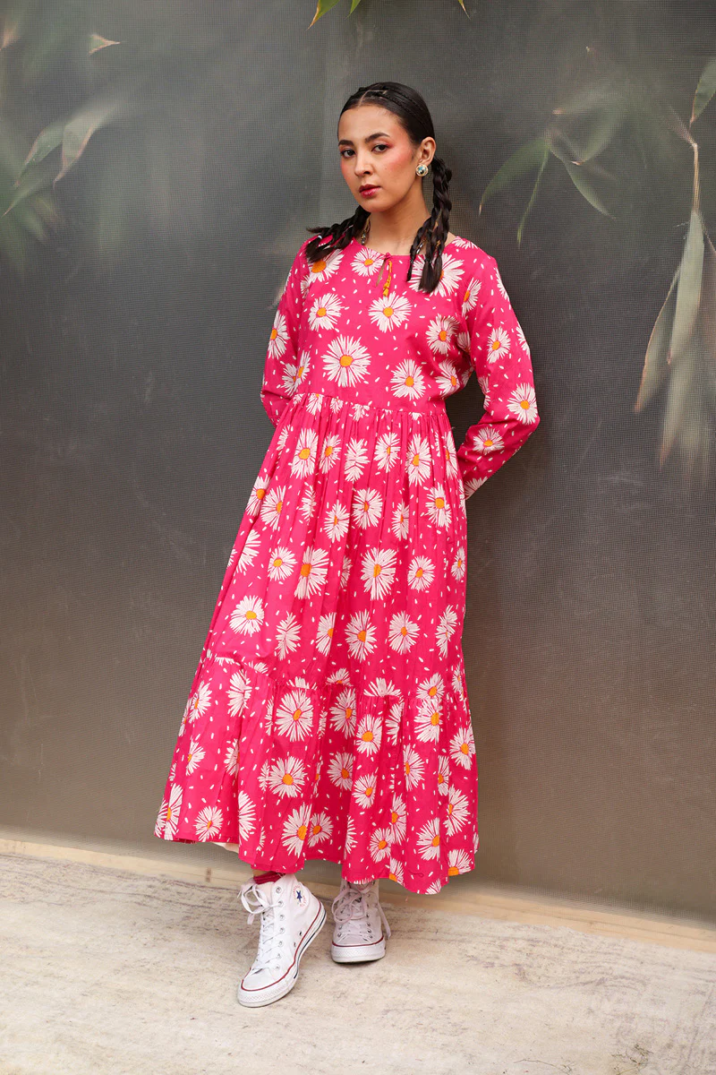 Sunflowers Scape Frock - Image 8