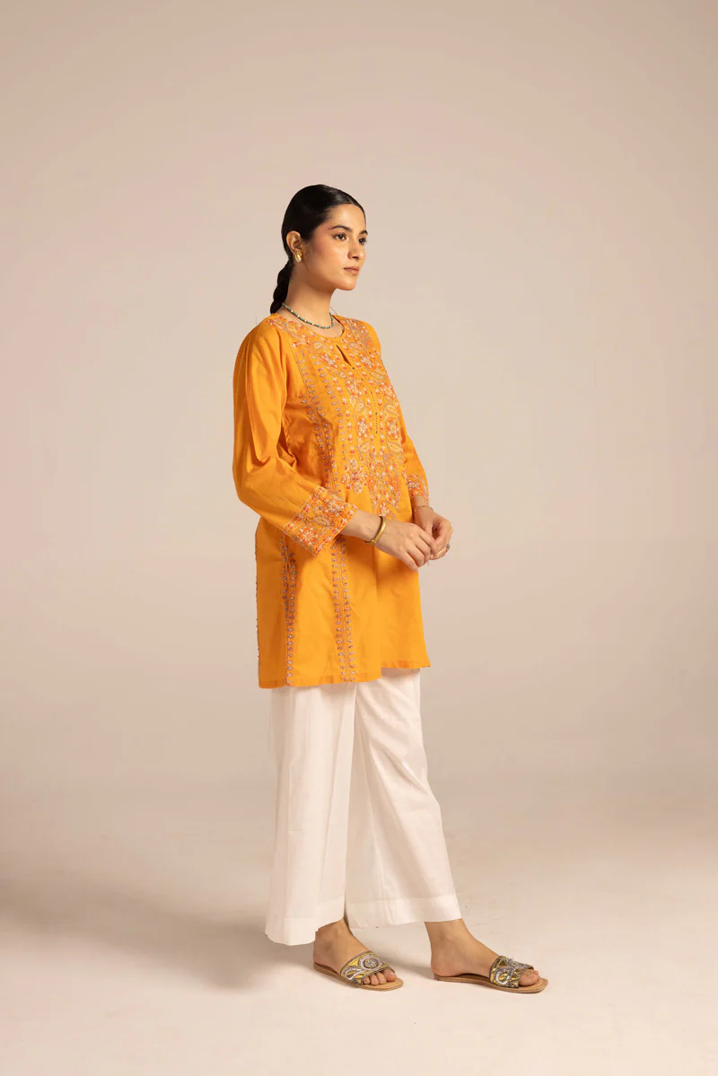 Multani Blue Hues Narm Kurta - Image 8