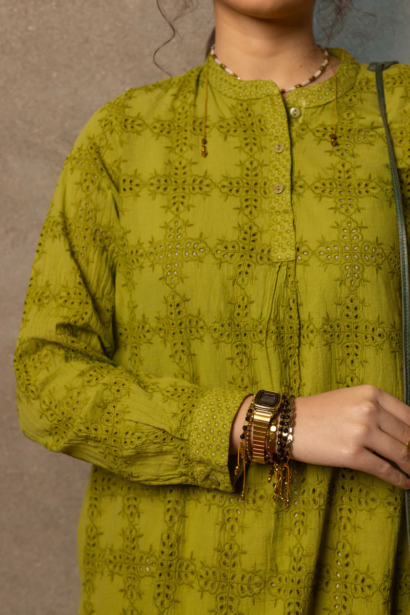 Spring Fling Ajoure Kurta - Image 13