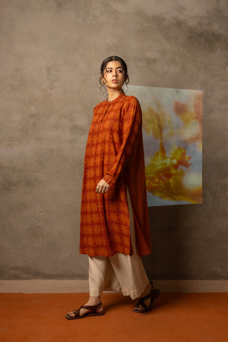 Spring Fling Ajoure Kurta - Image 19