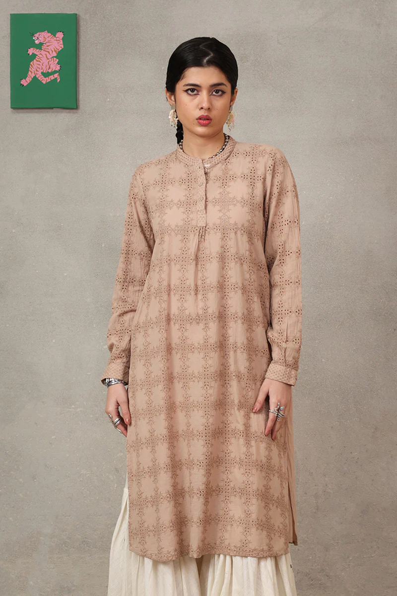 Spring Fling Ajoure Kurta - Image 24
