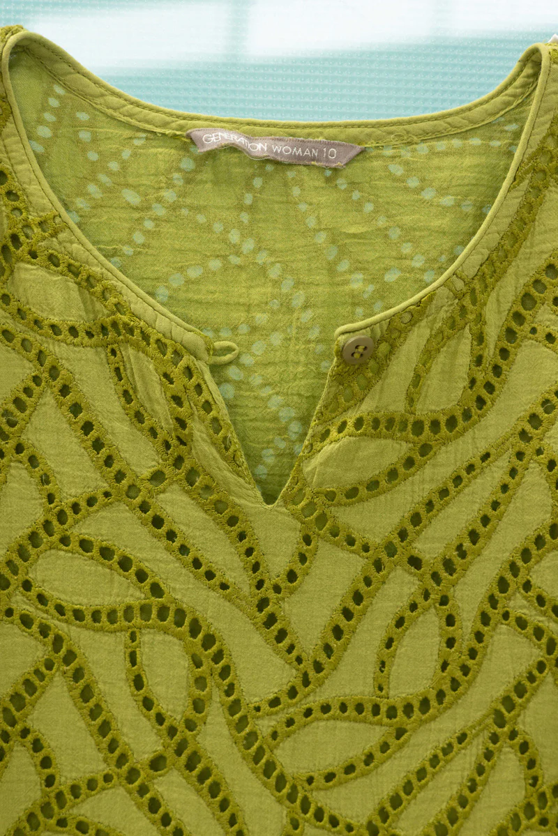 Spring Fling Schiffli Style Top - Image 16