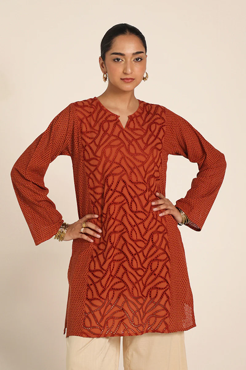 Spring Fling Schiffli Style Top - Image 17