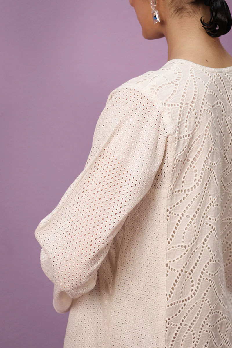 Spring Fling Schiffli Style Top - Image 4