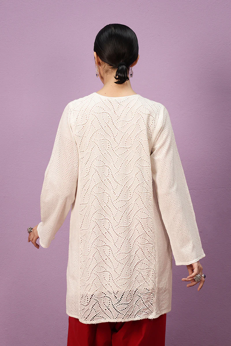 Spring Fling Schiffli Style Top - Image 6