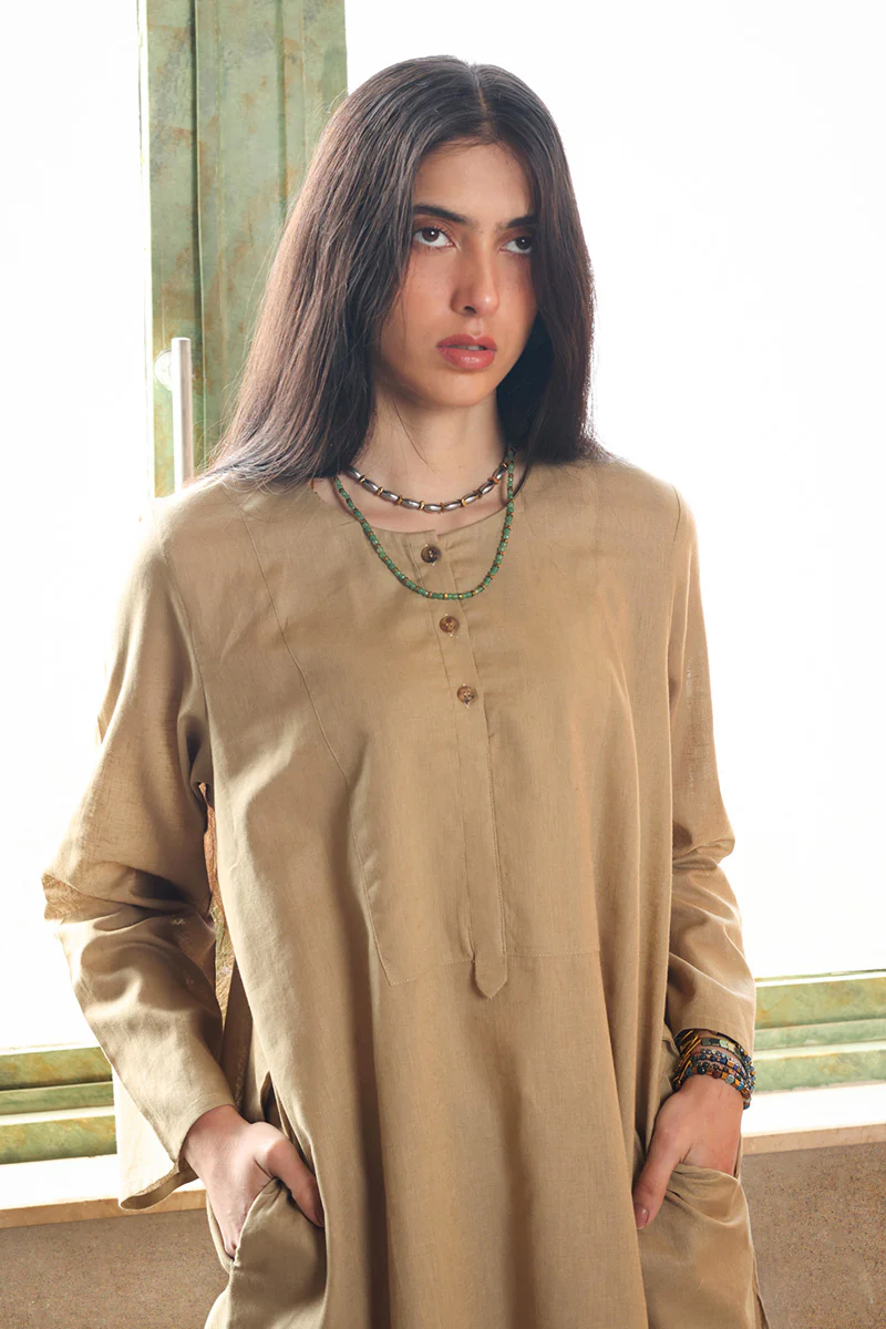 Linen Love Tint Kurta - Image 4