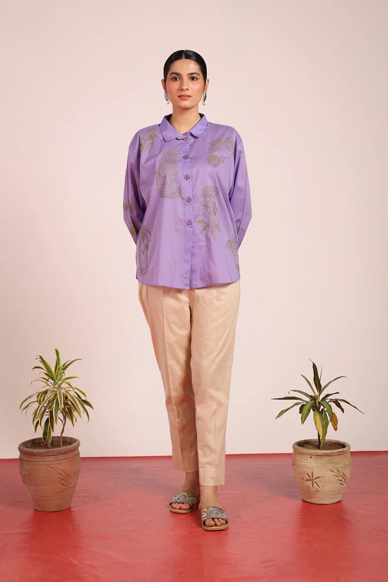 Straight Silhouette Trousers - Image 3
