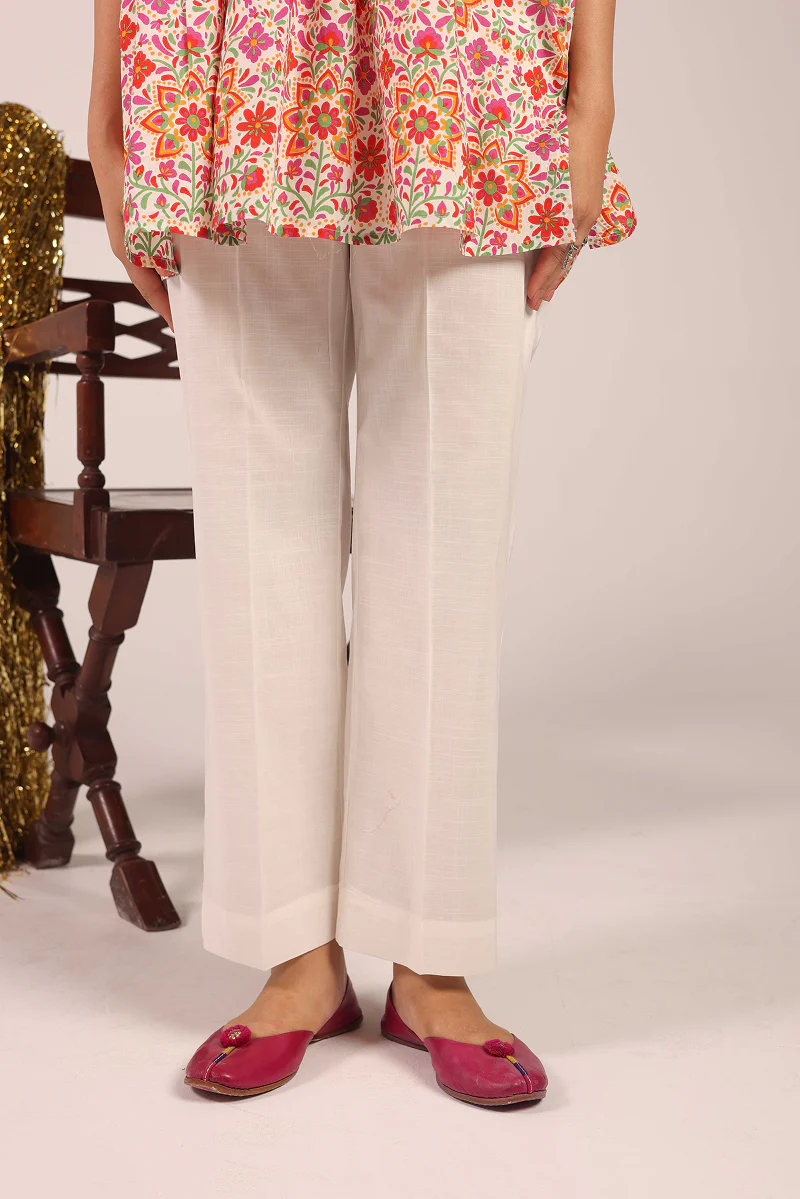 Straight Silhouette Trousers - Image 3