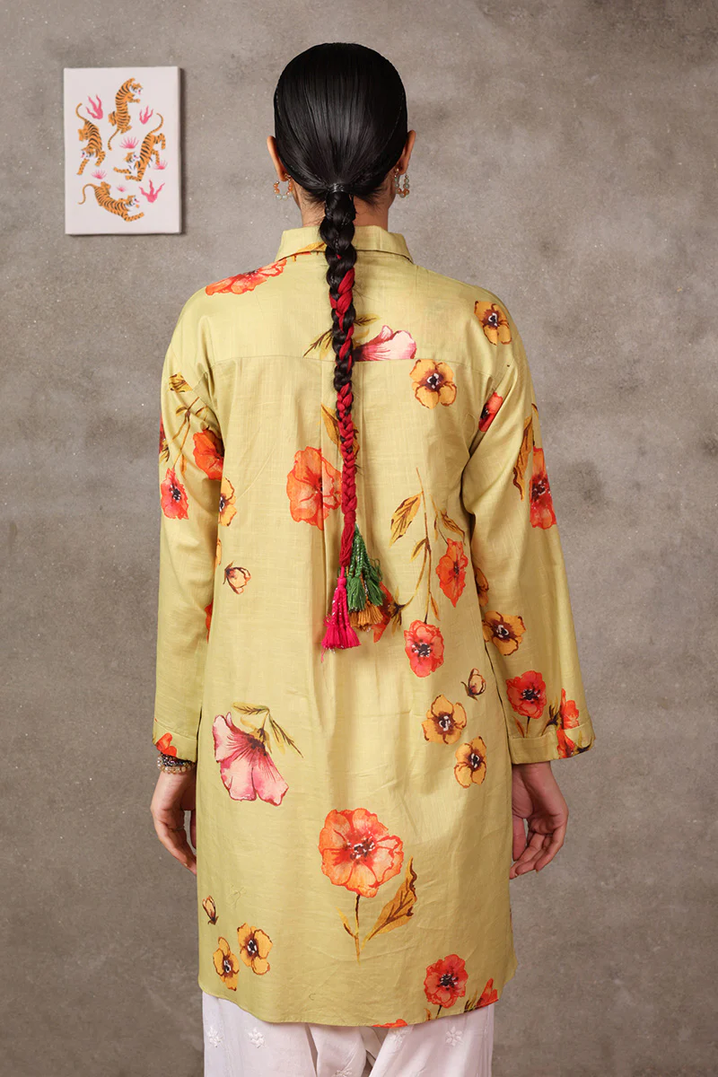 Desi Bloom Buttoned Top - Image 3