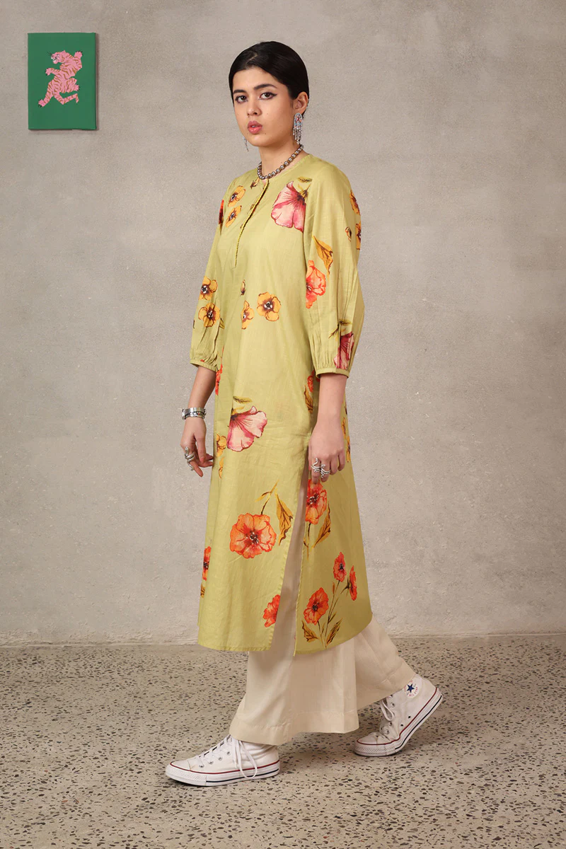 Desi Bloom Hues Kurta - Image 3