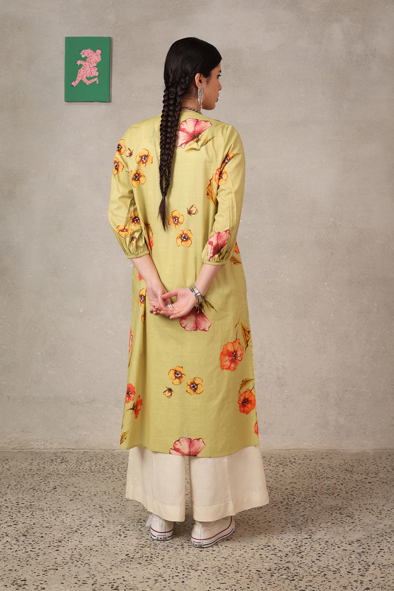 Desi Bloom Hues Kurta - Image 5