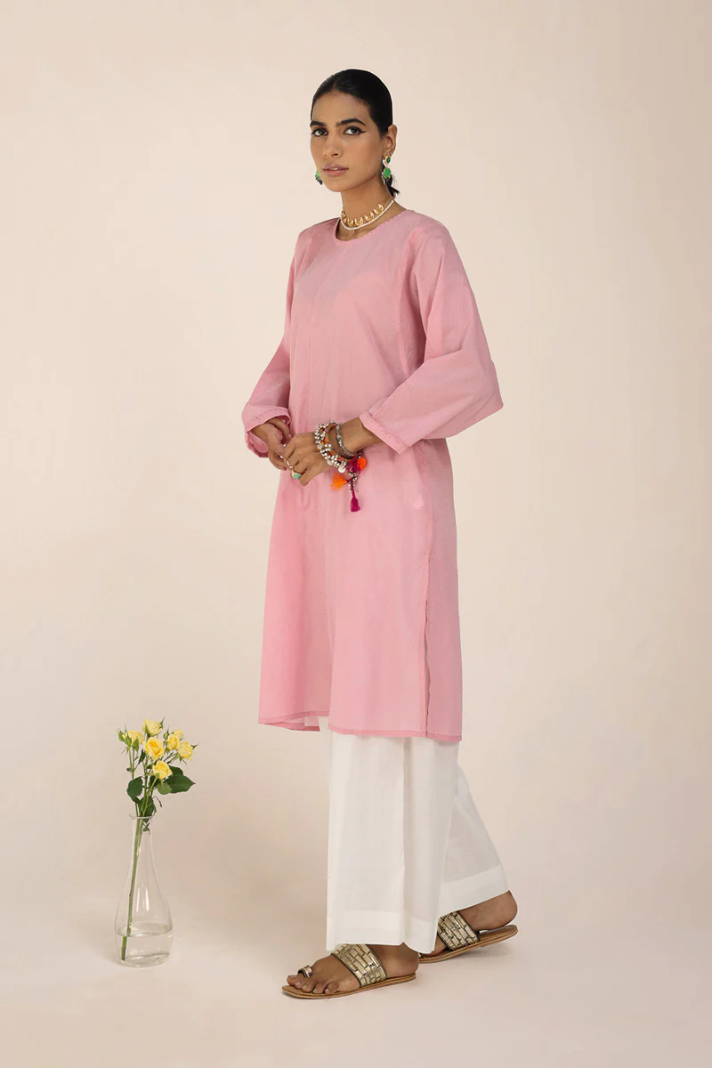 Sea Foam-Solid Kurta - Image 6