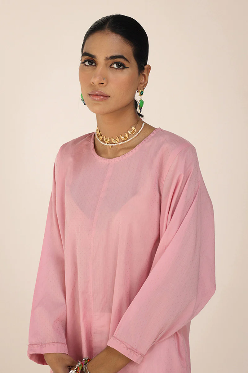 Sea Foam-Solid Kurta - Image 7