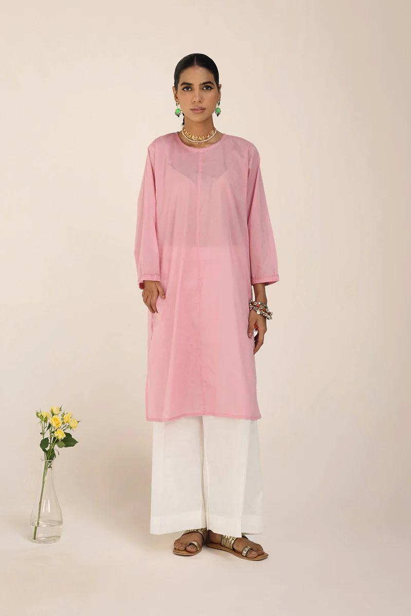 Sea Foam-Solid Kurta - Image 8