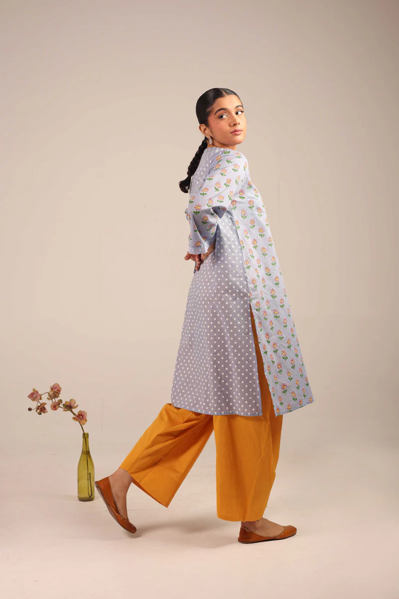 Chintz Whisper Blockscope Kurta - Image 3