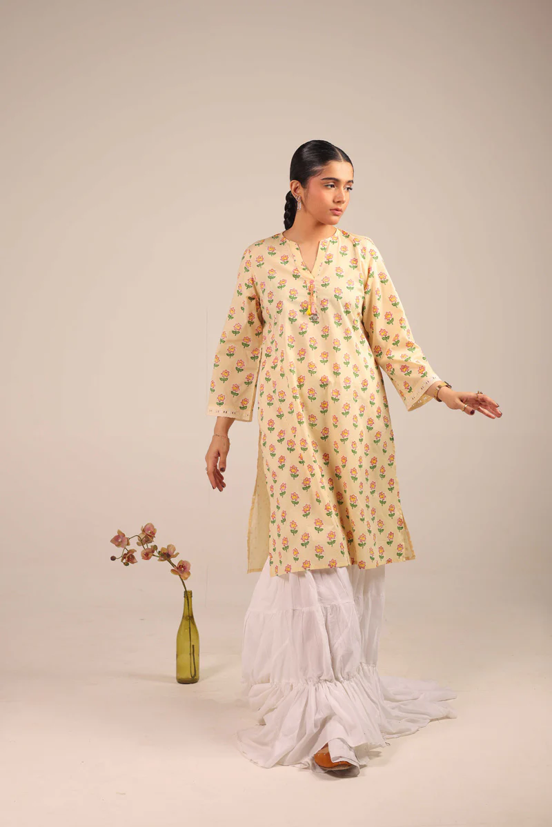 Chintz Whisper Blockscope Kurta - Image 5