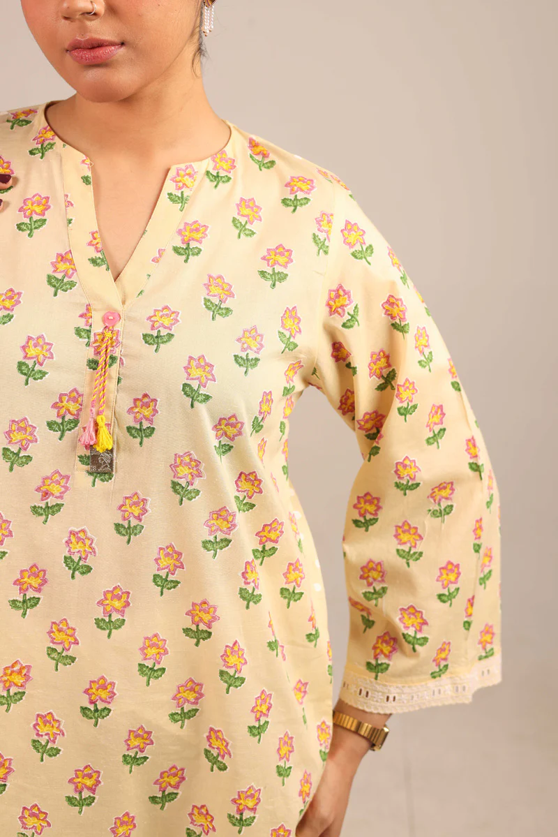 Chintz Whisper Blockscope Kurta - Image 6