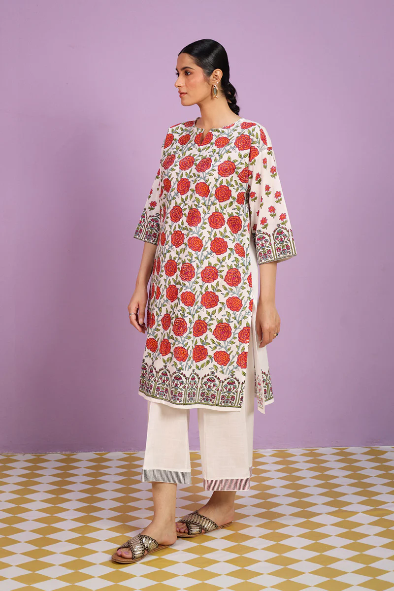 Chintz Whisper Motif Melody Kurta - Image 3