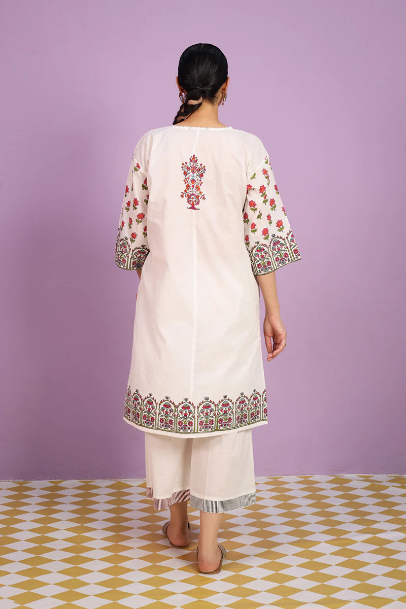 Chintz Whisper Motif Melody Kurta - Image 4