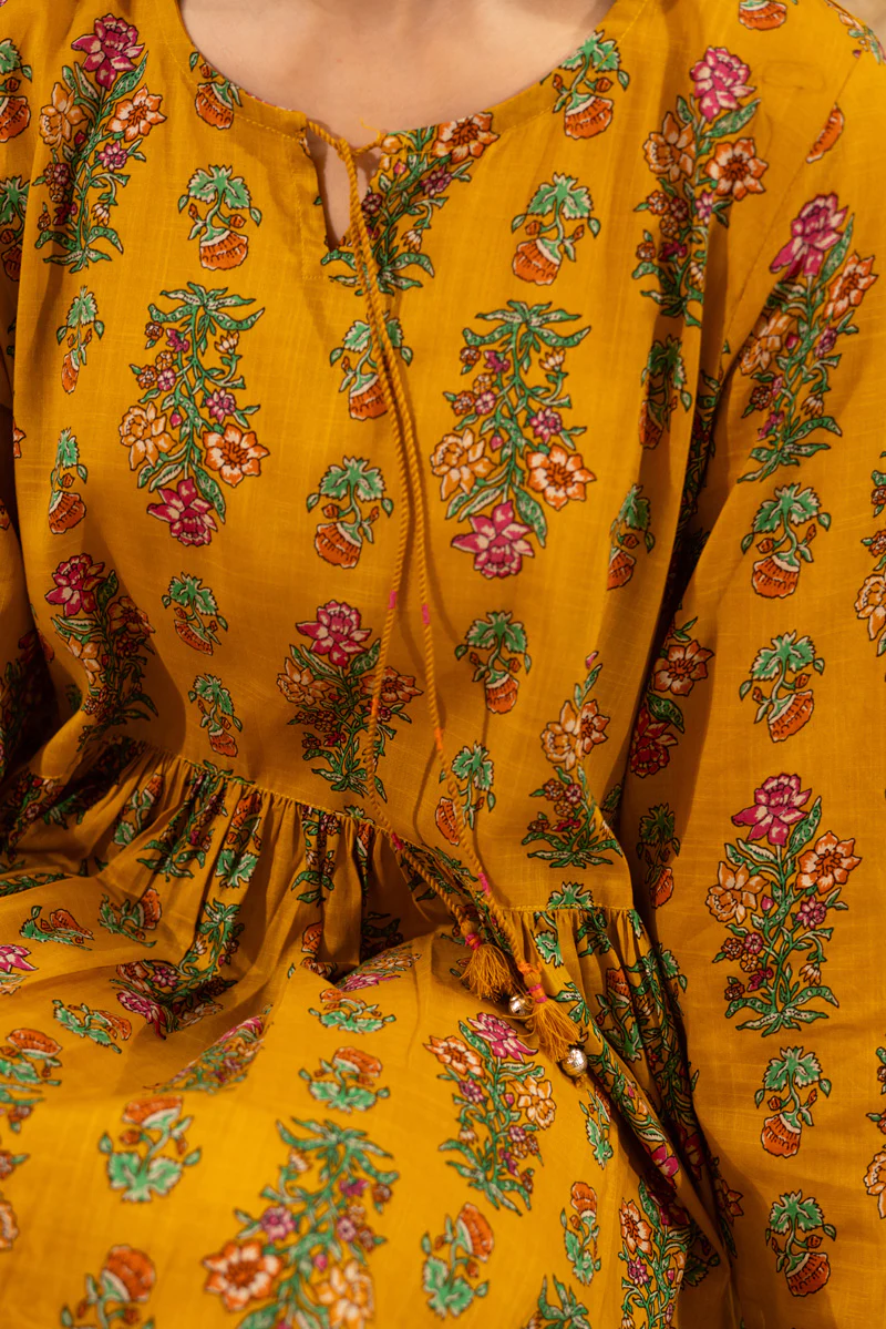 Block Whisper Tiered Dress - Image 3