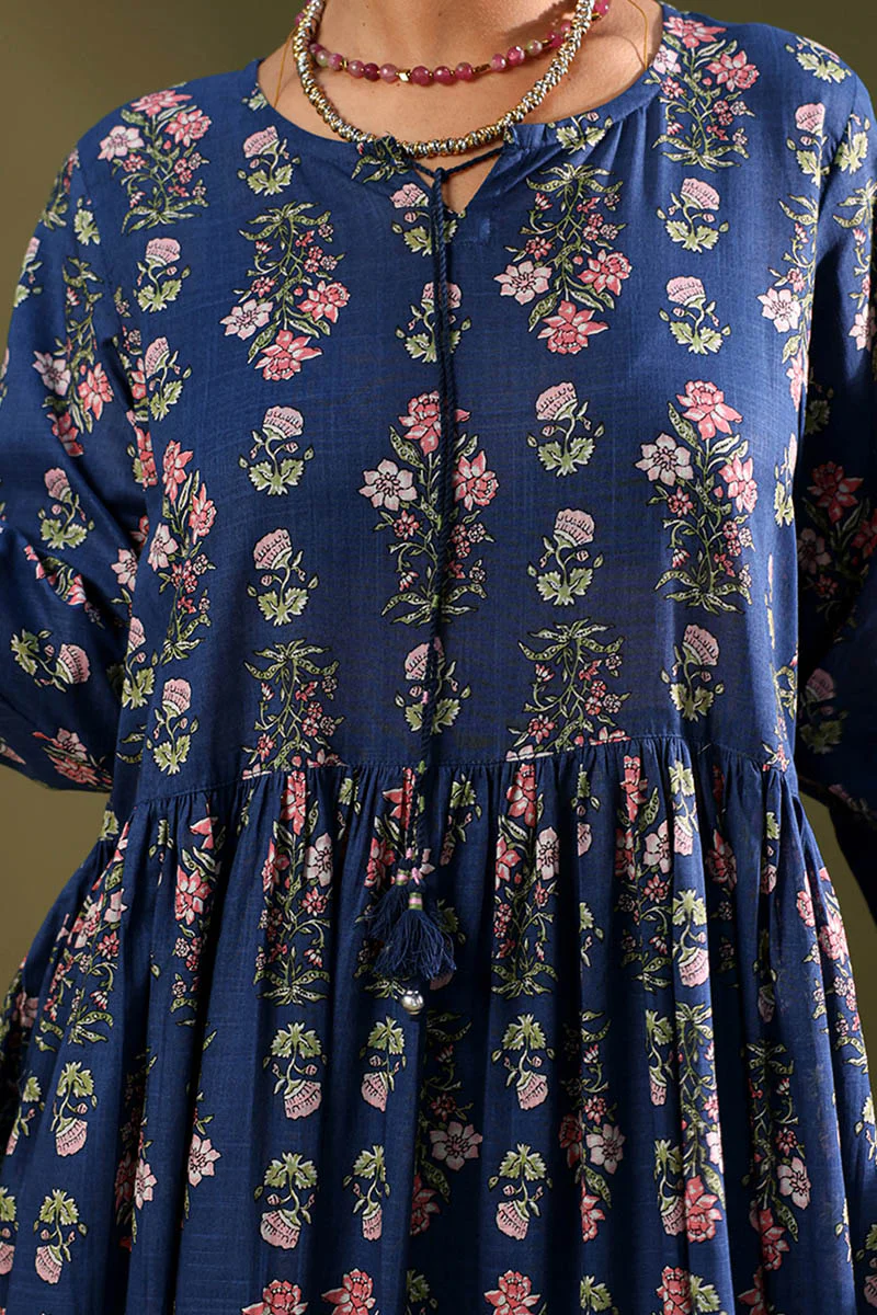 Block Whisper Tiered Dress - Image 7