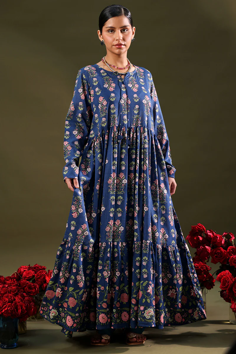 Block Whisper Tiered Dress - Image 8