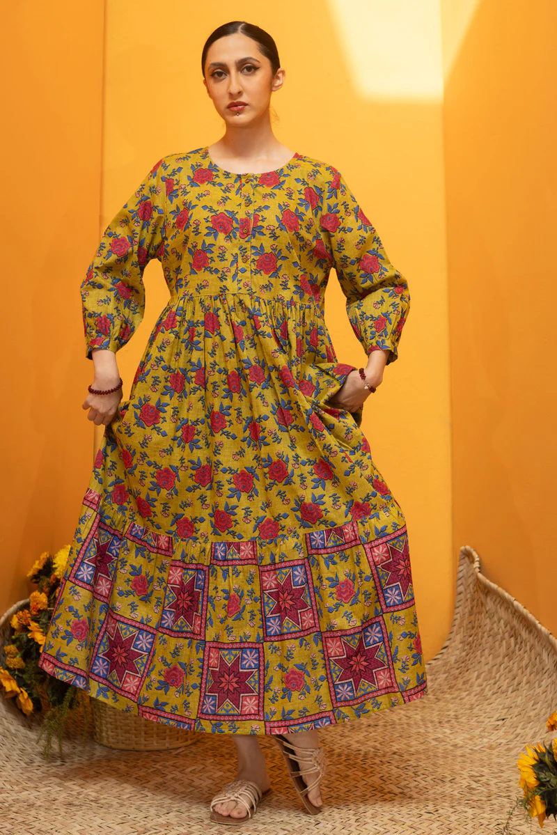 Gulab Mosaic Tiered Dress - Image 10