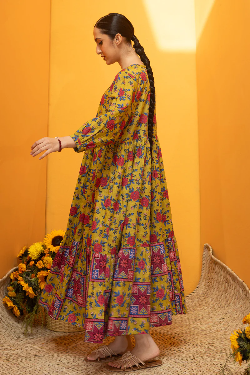 Gulab Mosaic Tiered Dress - Image 11