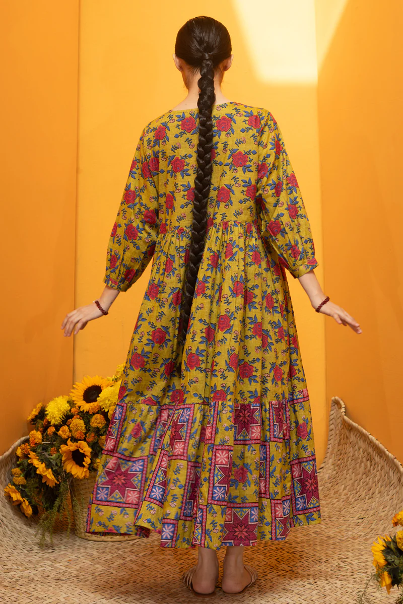 Gulab Mosaic Tiered Dress - Image 13