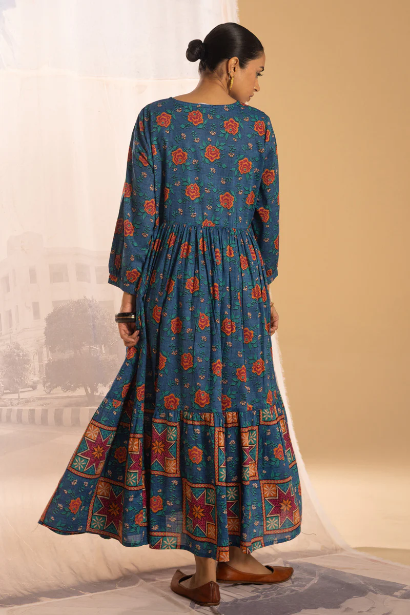 Gulab Mosaic Tiered Dress - Image 4