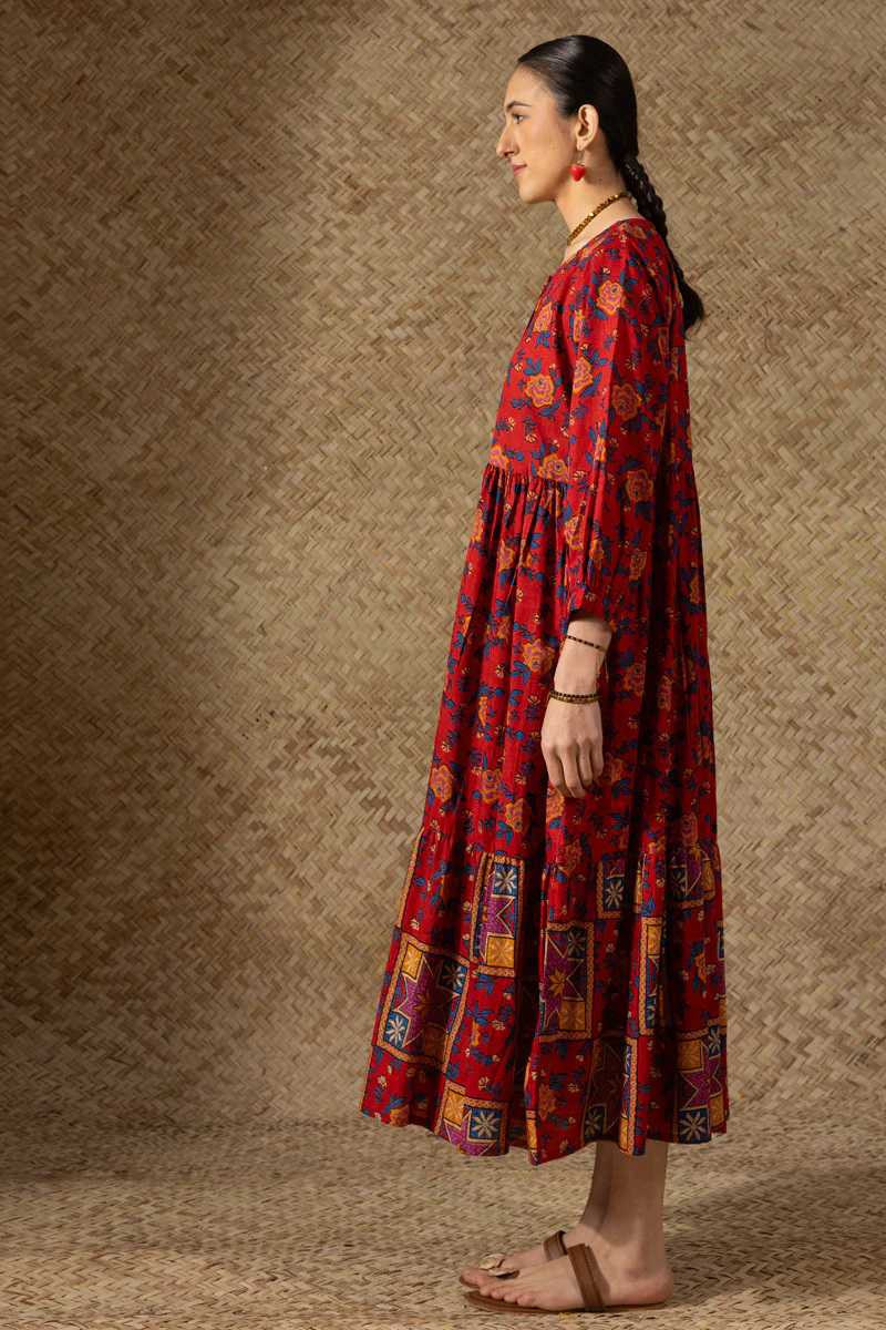 Gulab Mosaic Tiered Dress - Image 7