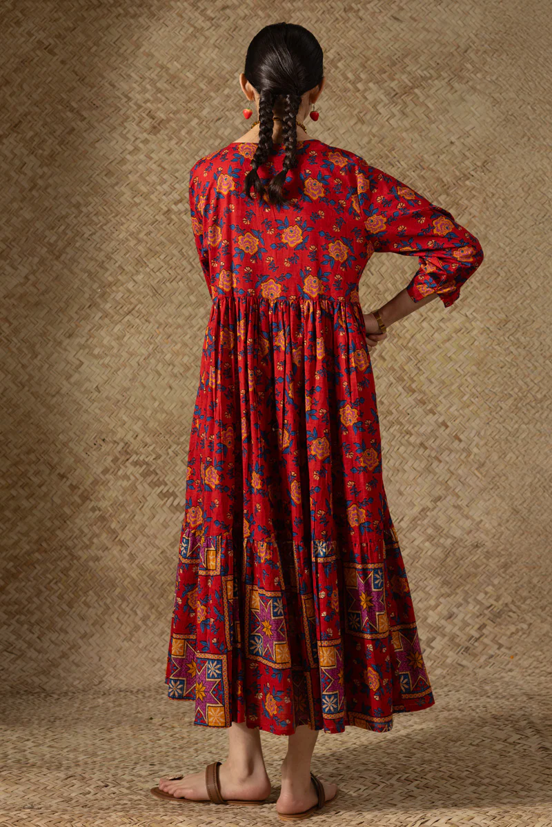 Gulab Mosaic Tiered Dress - Image 8