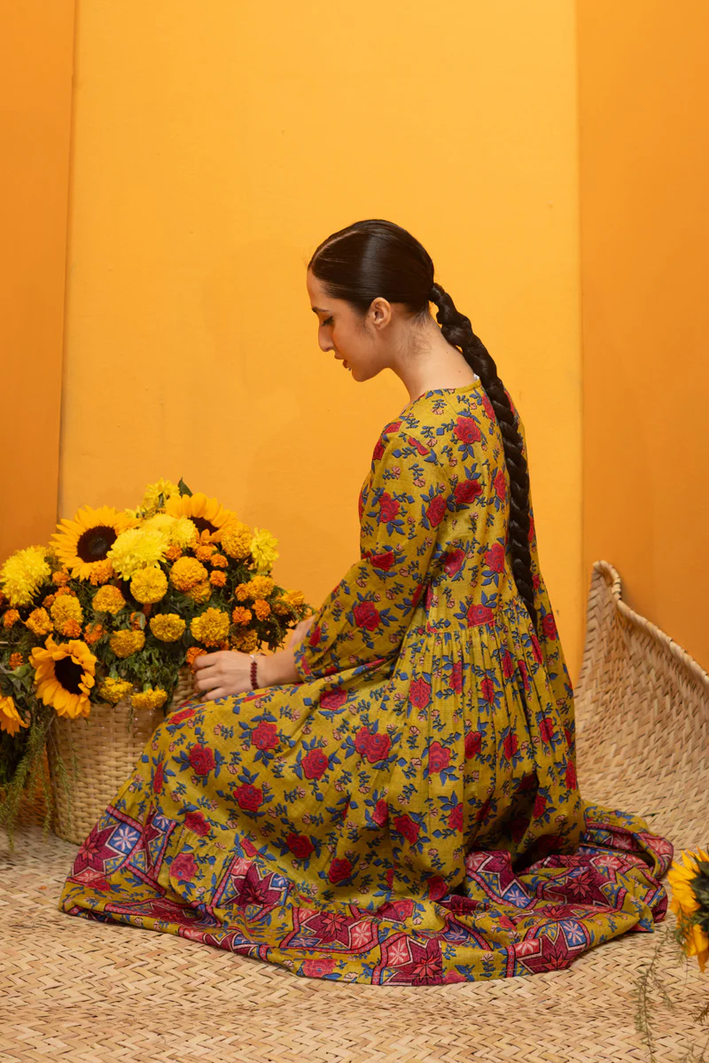 Gulab Mosaic Tiered Dress - Image 9