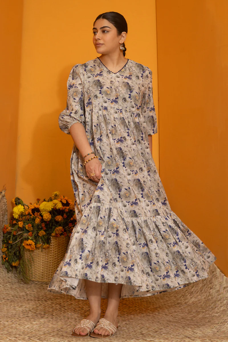 Soft Floralcore Tiered Dress - Image 10