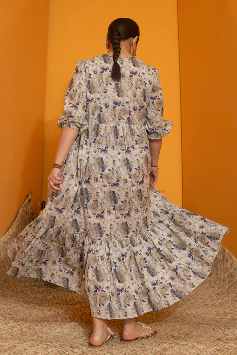 Soft Floralcore Tiered Dress - Image 13