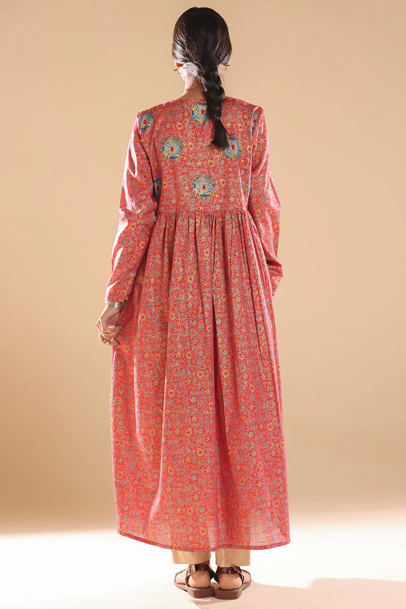 Gilded Polki Flared Dress - Image 5