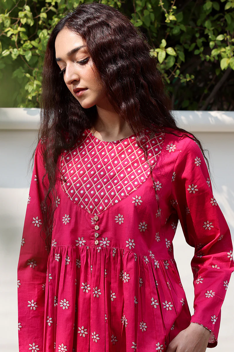 Naqsh Nur Flared Dress - Image 10