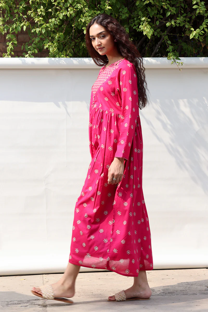 Naqsh Nur Flared Dress - Image 13