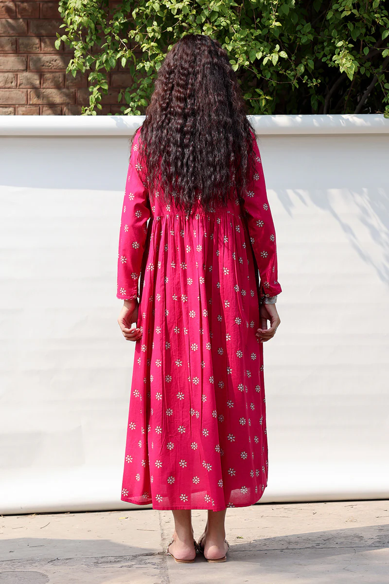 Naqsh Nur Flared Dress - Image 14