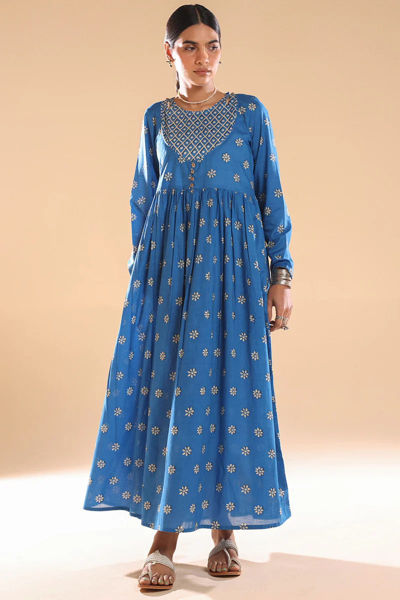 Naqsh Nur Flared Dress - Image 5