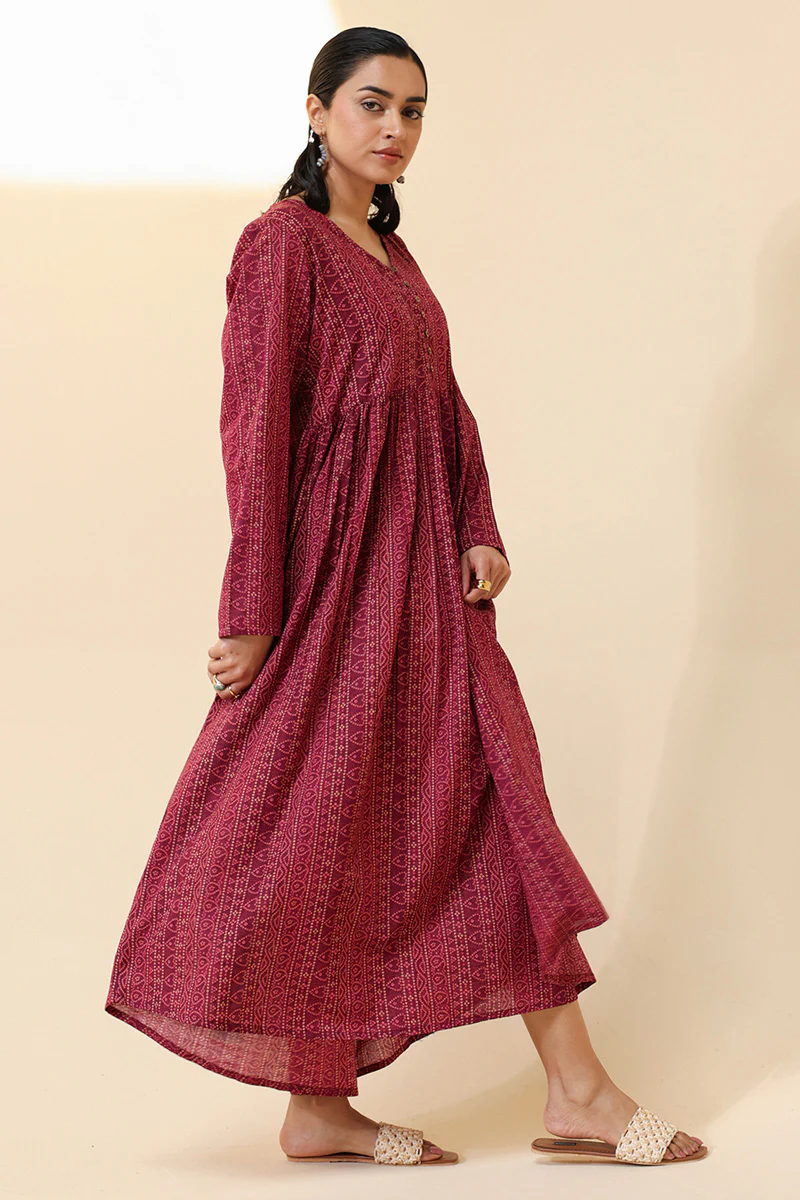 Chunari Beats Flared Dress - Image 7