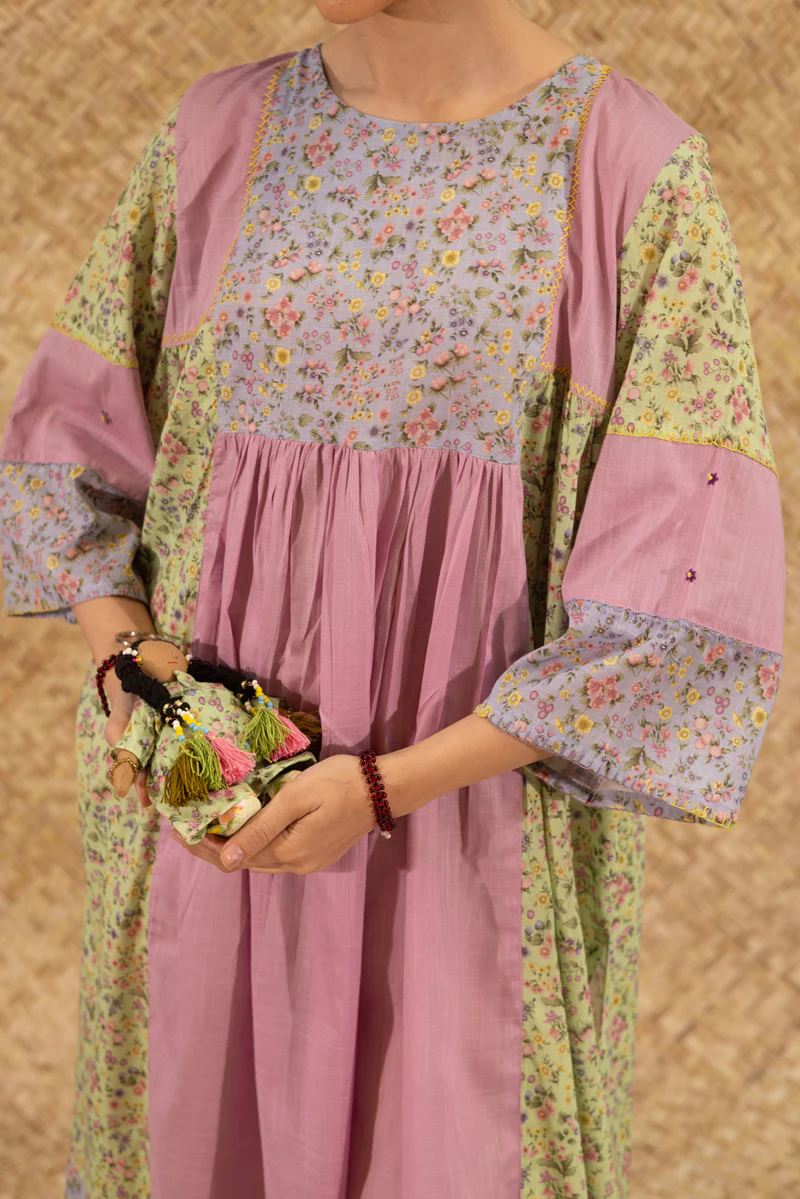 Blush Field Flared Kurta - Image 6